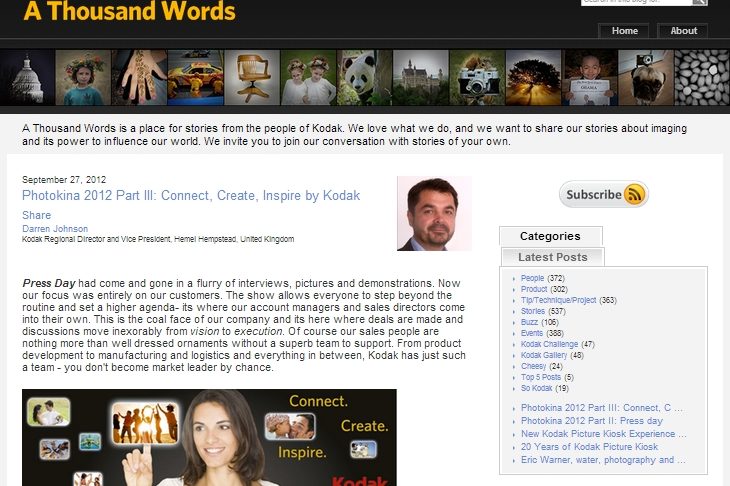 Kodak: A Thousand Words