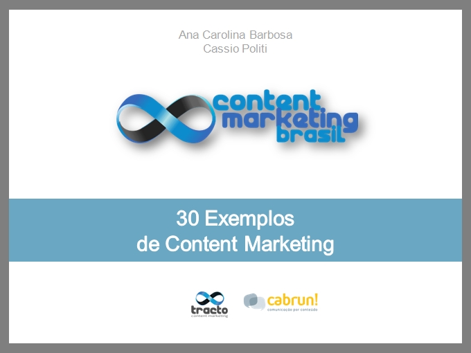 30 Exemplos de Content Marketing – e-book – capa