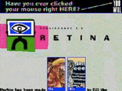 Reprodução da versão web da Wired, em 1994: primeiro banner