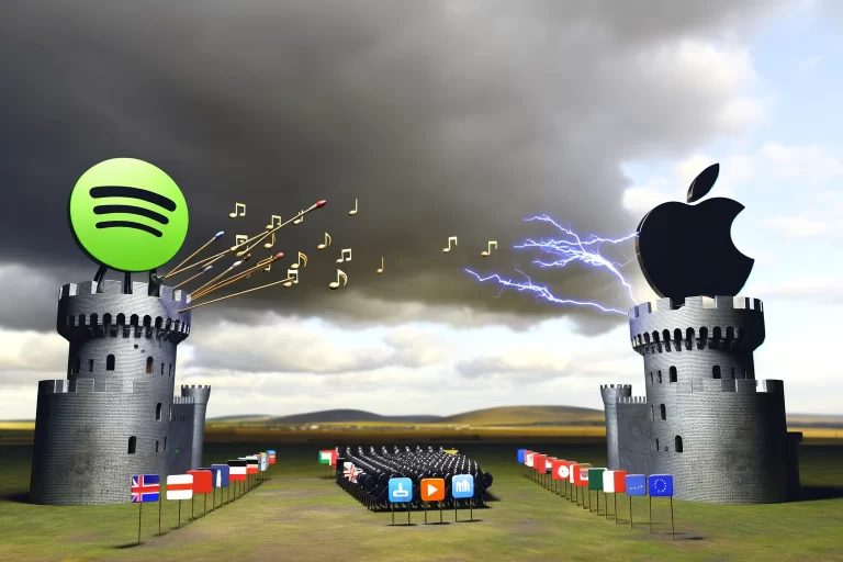 Guerra entre Spotify e Apple por podcasts na Europa - by Tracto